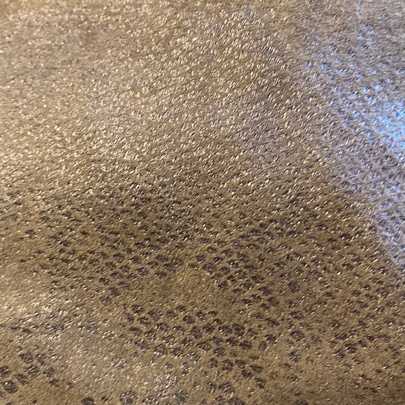 ZARA Python Snakeskin Suede Stretchy Skinny Jeans w/ ankle zips!!! Size 6 - Picture 8 of 16